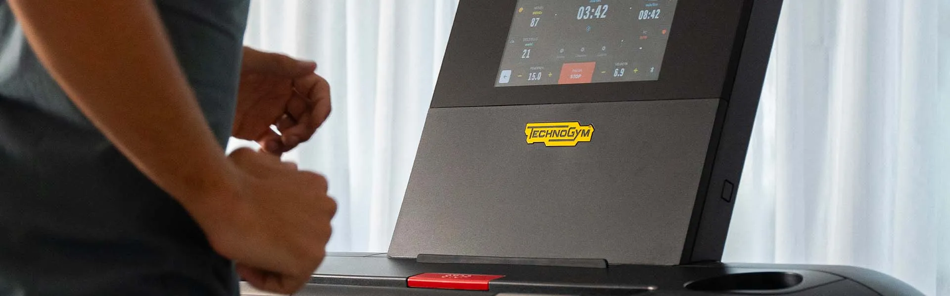 Tapis roulant Technogym nella palestra dello studio